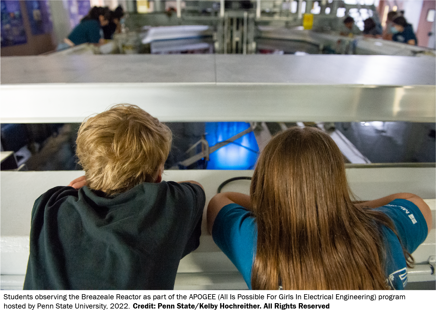 APOGEE Students Observe Breazeale Reactor